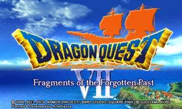 Dragon Quest VII - Fragments of the Forgotten Past (USA) screen shot title